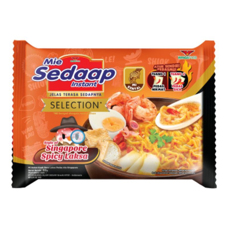 

Sedaap Mi Instan Selection Singapore Spicy Laksa 83 g