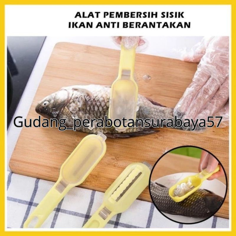 pembersih sisik Ikan plastik -gps57-