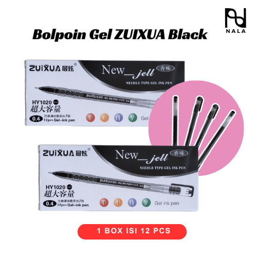 

[1 PACK] PULPEN GEL ZUIXUA BOLPOIN GEL 0.4mm 12 PCS