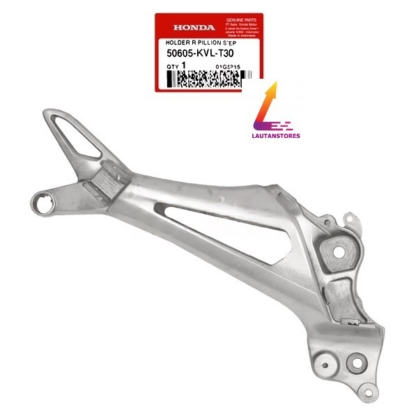 50605-KVL-T30 Dudukan Foot Step Footstep Cagak Pillion Step Supra X 125 Batman Cakram Kanan