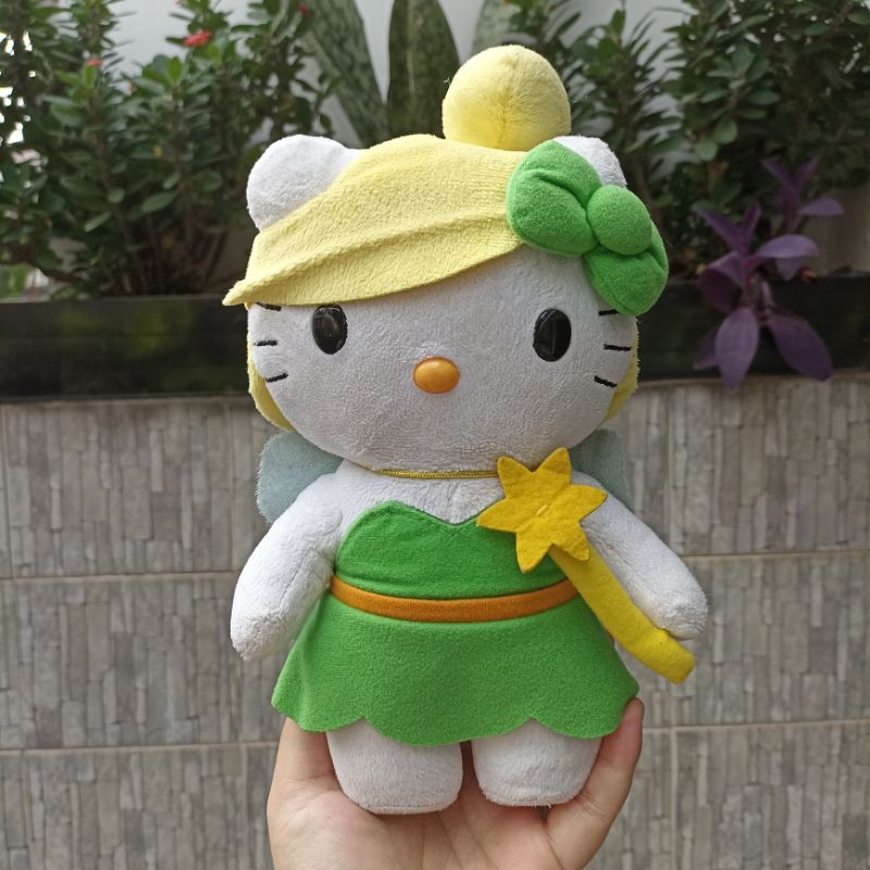 Boneka Hello Kitty Sanrio Kostum Tinkerbell