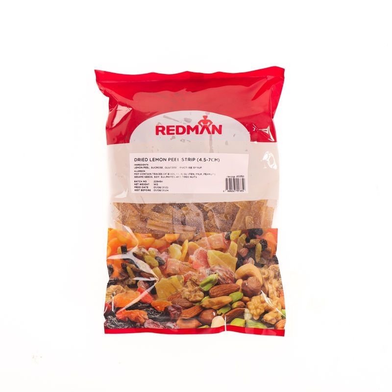 

Redman Dried Lemon Peel Strip 1 Kg Manisan Kulit Buah Jeruk Lemon Kering