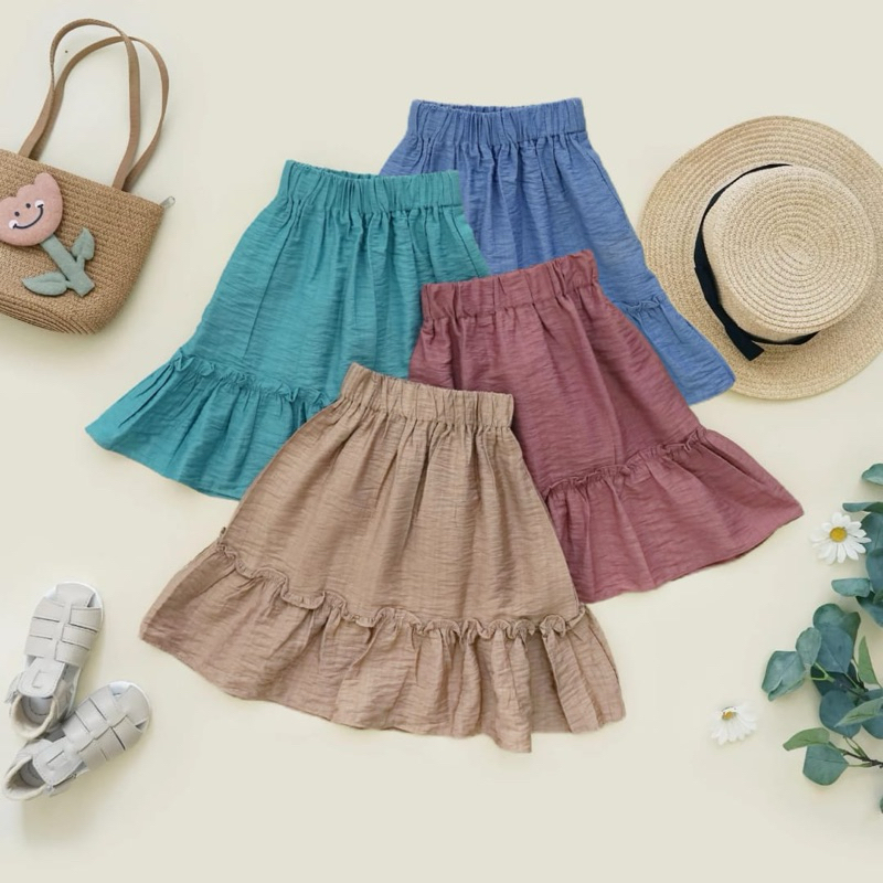 LITTLE CAIM - Catalina skirt rok anak perempuan rok anak cewek bawahan anak cewek bawahan anak perem