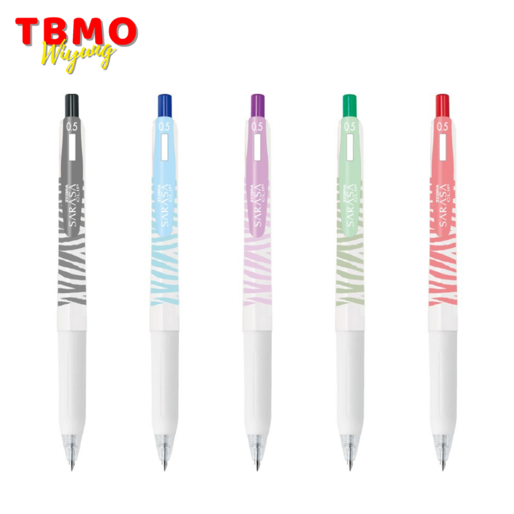 

TBMO Bolpen Sarasa Pastel Zebra Limited Edition Clip 0.5 Per 1 Pcs