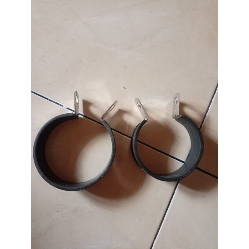 klem knalpot model wrx 3 dan 3,5 inch