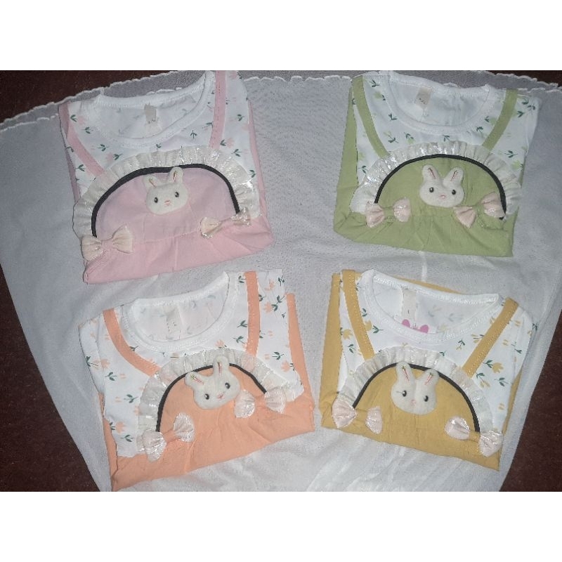 baju anak perempuan /dress import kelinci 3D