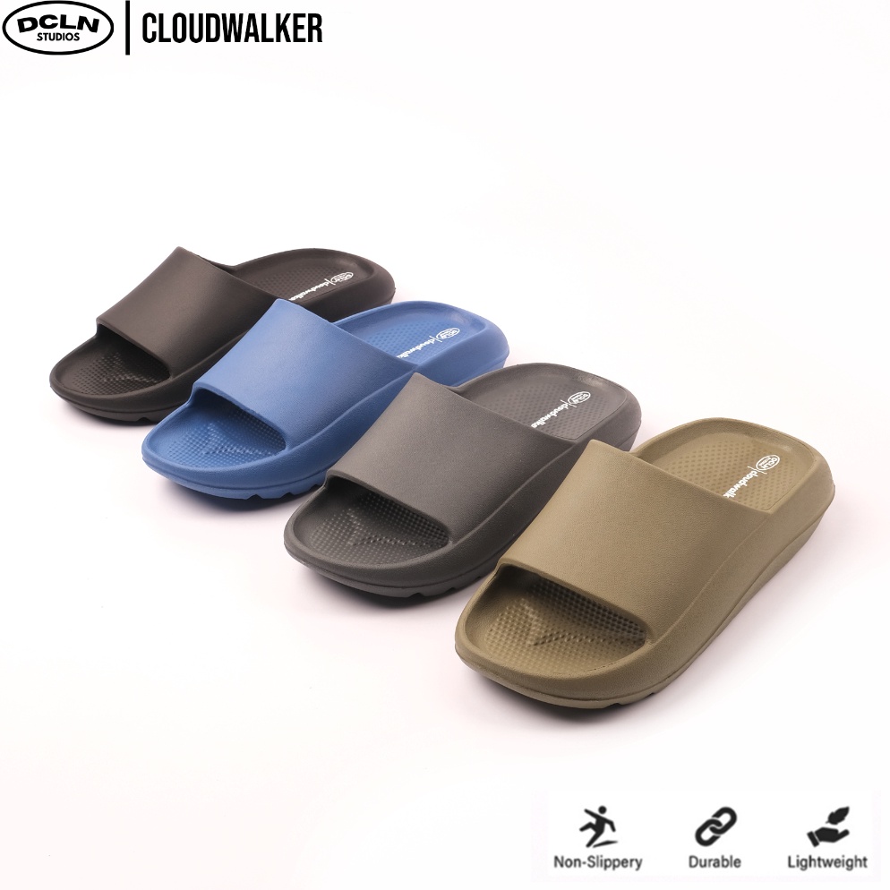 Harga Bersahabat Declan Sandal Slide Pria Cloudwalker 654 No Box