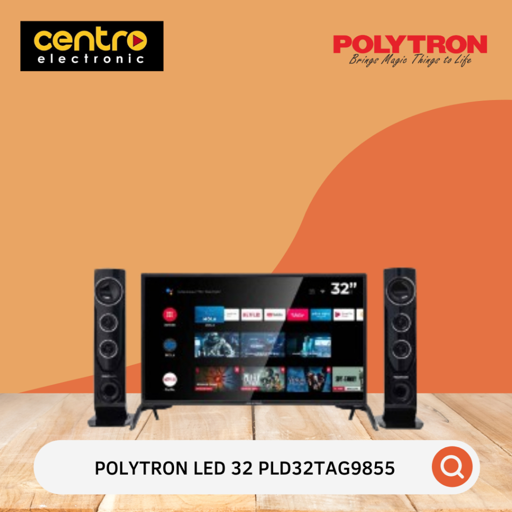 POLYTRON LED 32 INC ANDROID SMART TV PLD32TAG9855