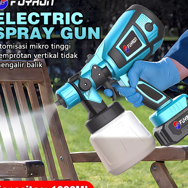 COD FUYAON Alat Semprot Cat Electric Spray Gun 1ML Pistol Semprot Mesin Semprot Cat Semprot Listrik 