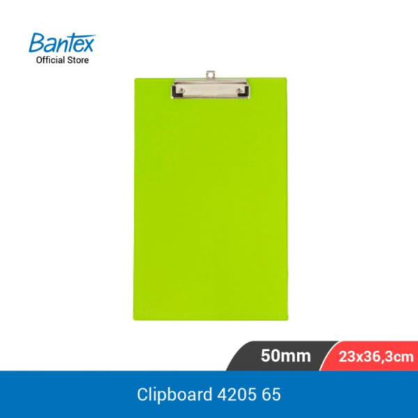 

Bantex Clipboard / Papan Jalan / Papan Ujian Folio / F4 - 4205 - Lime