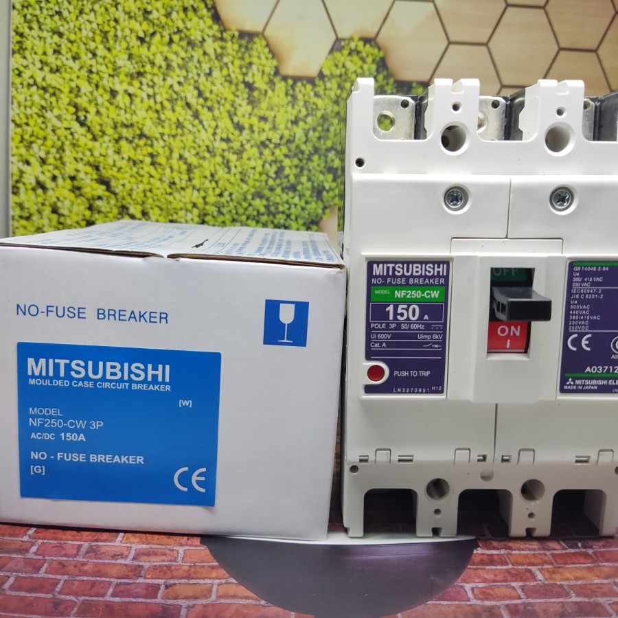 MCCB NFB breaker Mitsubishi NF-250CW NF250CW NF250-CW 150A 150 A