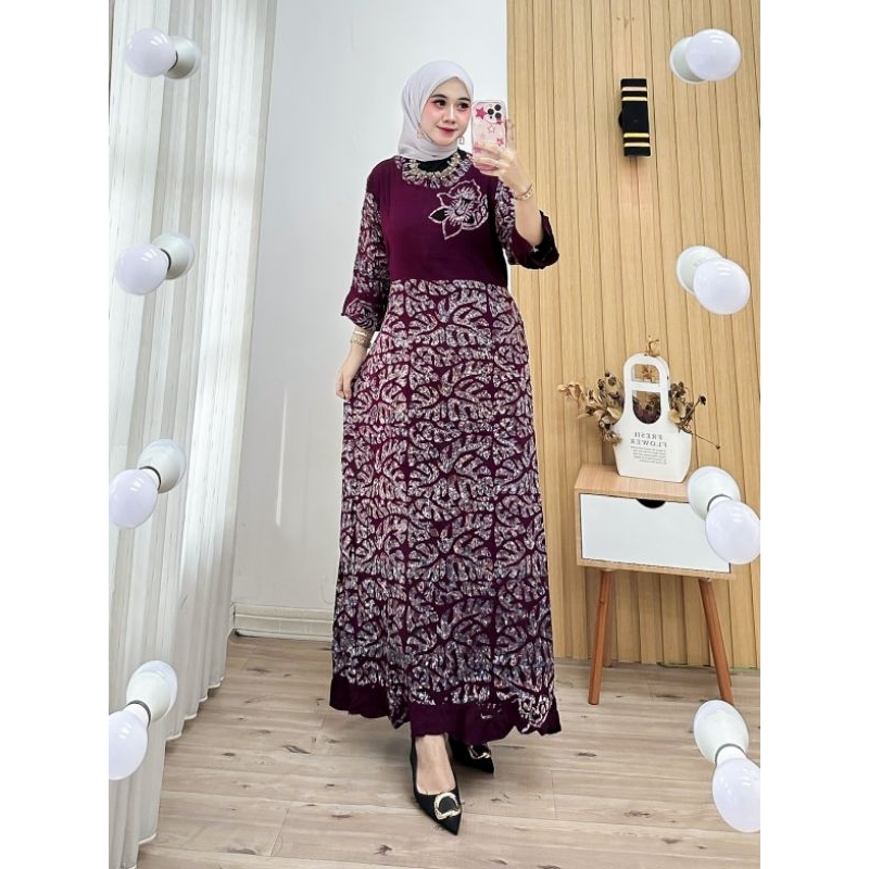 daster maura daster panjang daster batik daster busui daster maura cap daster pekalongan daster panj