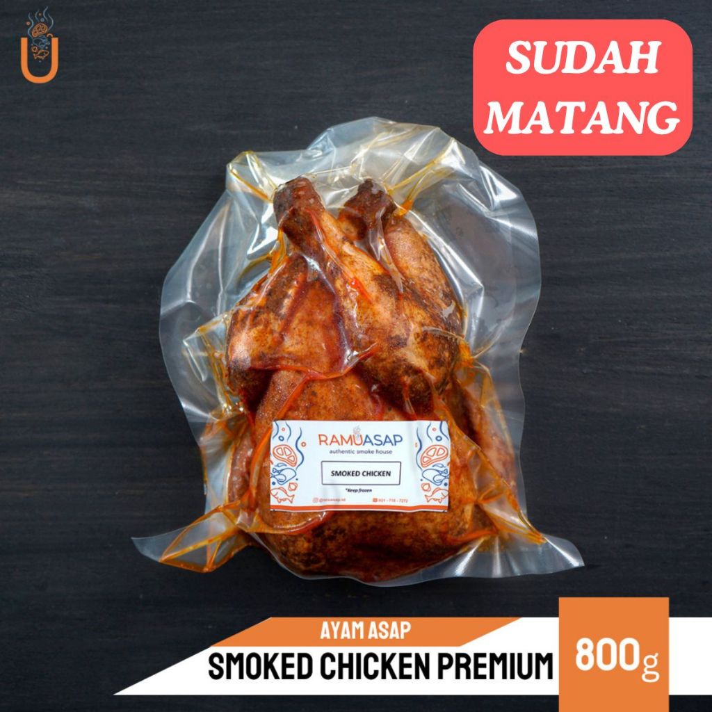 

Ayam Asap Smoked Chicken Frozen (Utuh + Free Sambal)