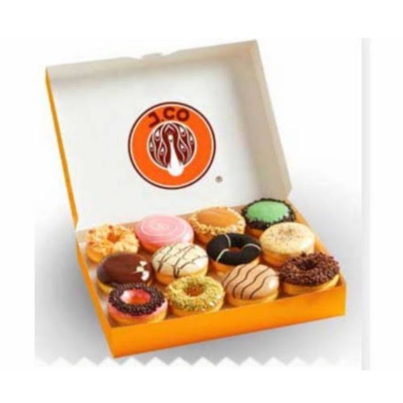 

1lusin Donat Jco 12pc Original Fresh (READY STOK)