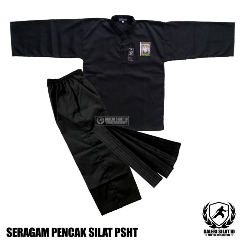 Sakral Siswa PSHT Kancing 3 Terbaru Lengkap Plus Sabuk - Sakral Siswa Benik 3 - Baju Seragam Siswa P