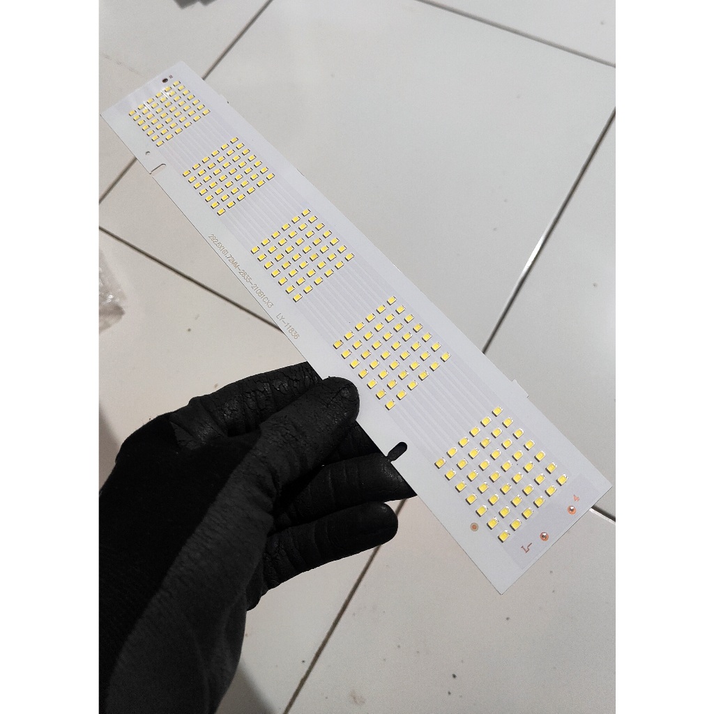 Led Bar Smd panjang input DC 3.2V 3.7V  White Putih 6000k PCB Aluminium