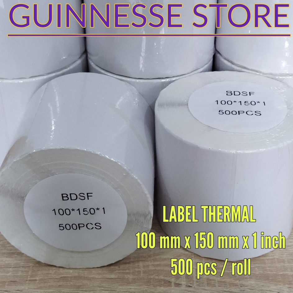 

Pasti Terkini Label Thermal Sticker Thermal Stiker Thermal Kertas Thernal 1 x 15 x 1 isi 5 pcs per roll