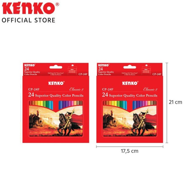 

Special Packing SOS Pensil Warna KENKO 24 Warna Pensil MewarnaiColoring Pencil
