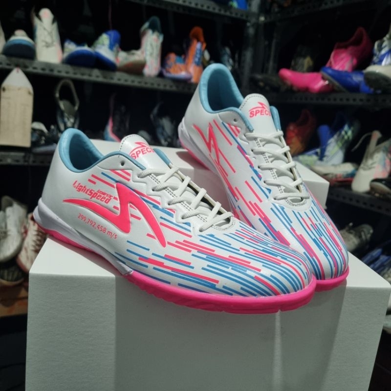 sepatu futsal anak specs lightspeed reborn ivory oat