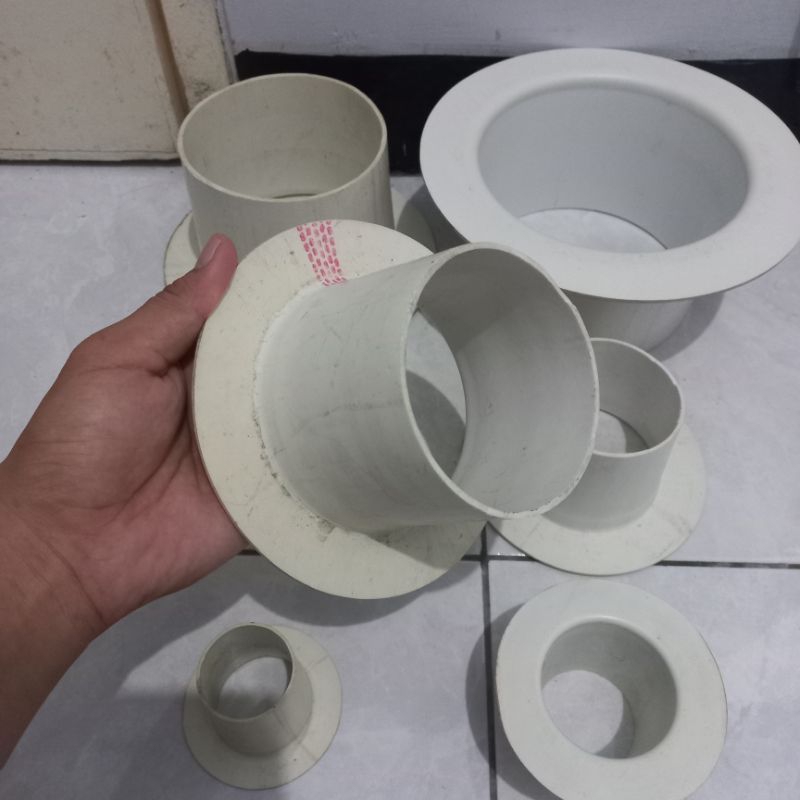 Corong PVC 6 inch talang air bulat