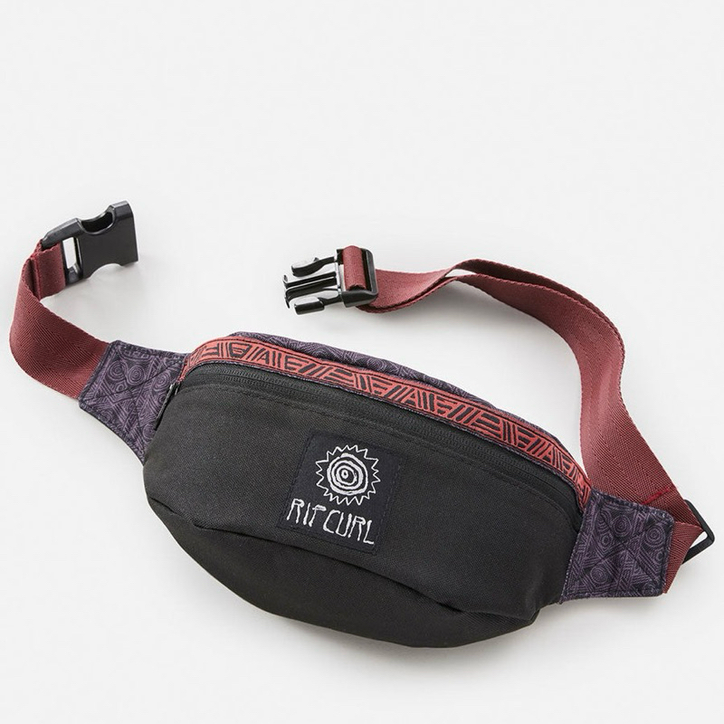 Rip Curl Waist Bag Original Solid Rock Black New Arrival