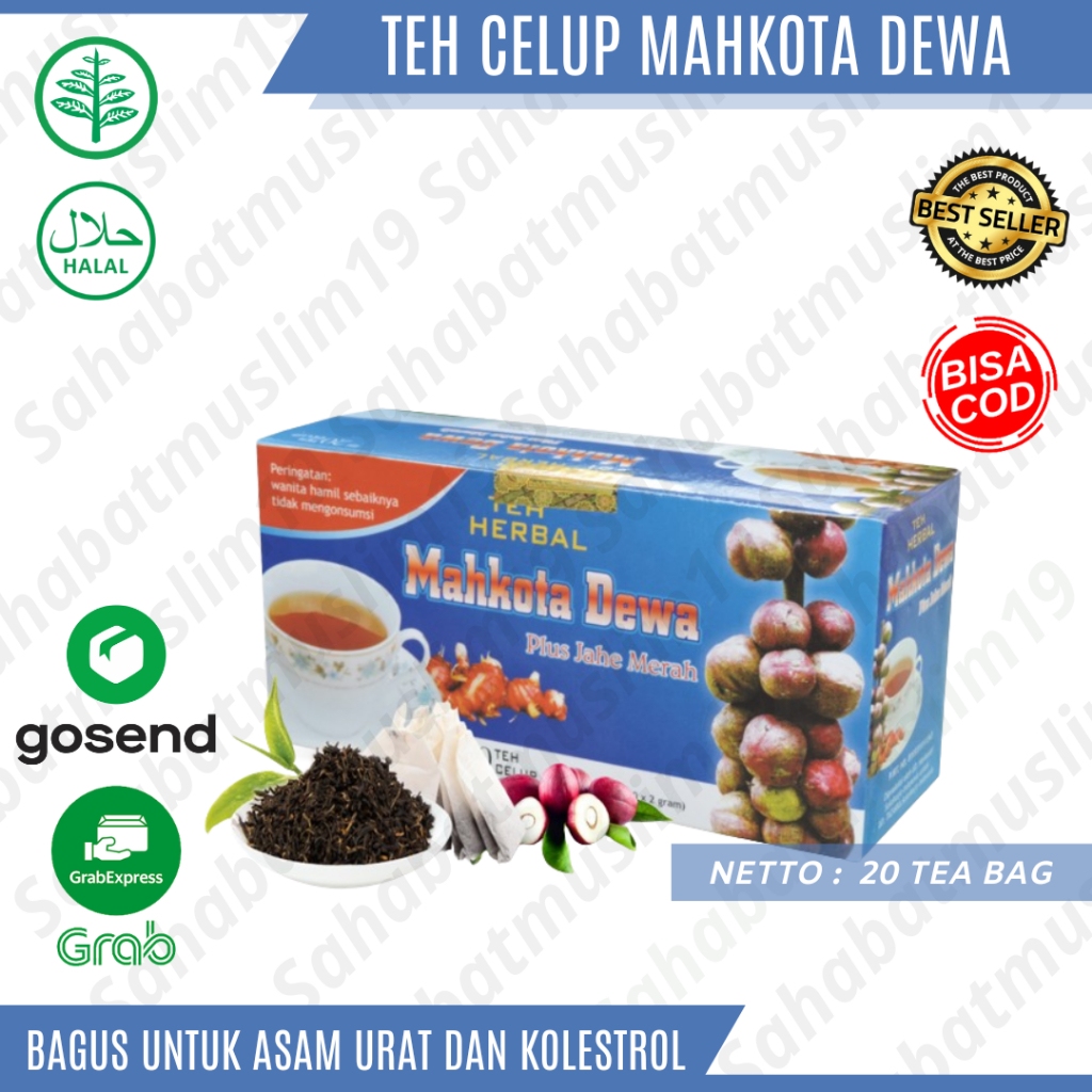 

Teh Celup Mahkota Dewa Tazakka Herbal Untuk Asam Urat Dan Kolestrol Ampuh Original