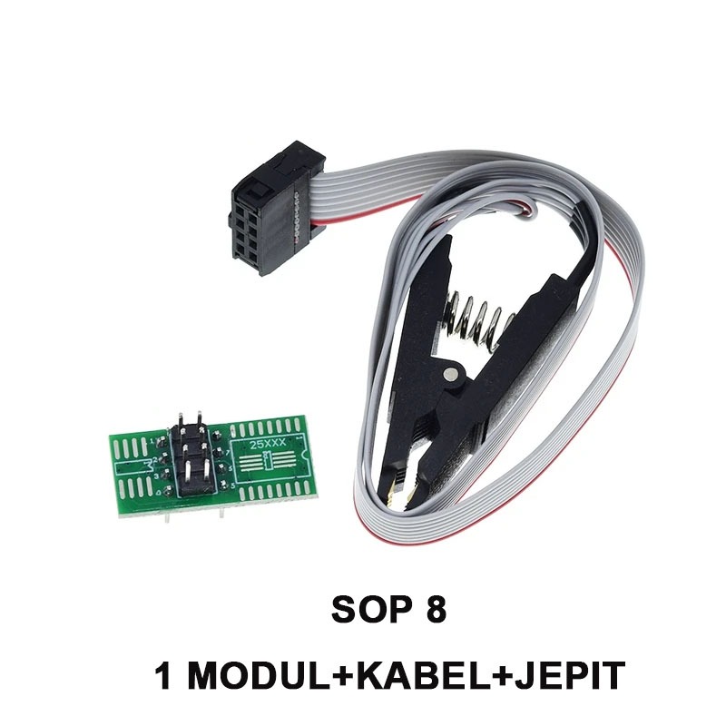 EELIC APC-SOP8 Alat Penjepit Clip BIOS SOP8 Flash Chip IC Test IC Eprom Eeprom BIOS ROM Tools Penjep