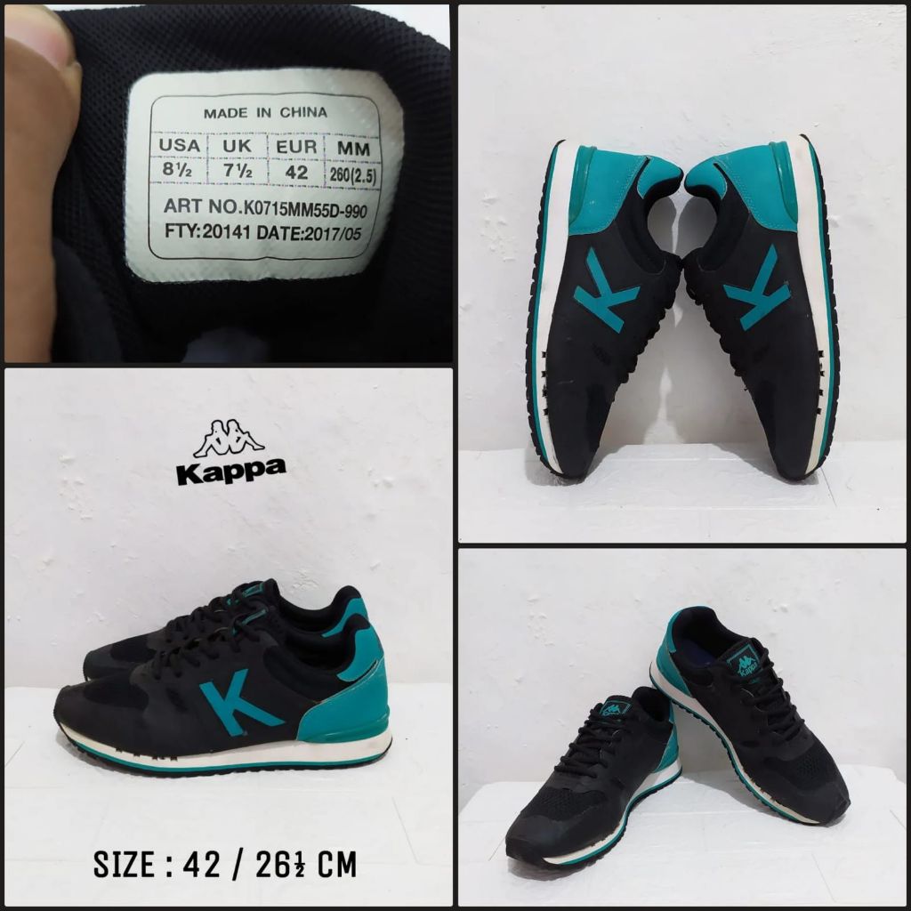 Sepatu second original KAPPA size 42 CODE 015