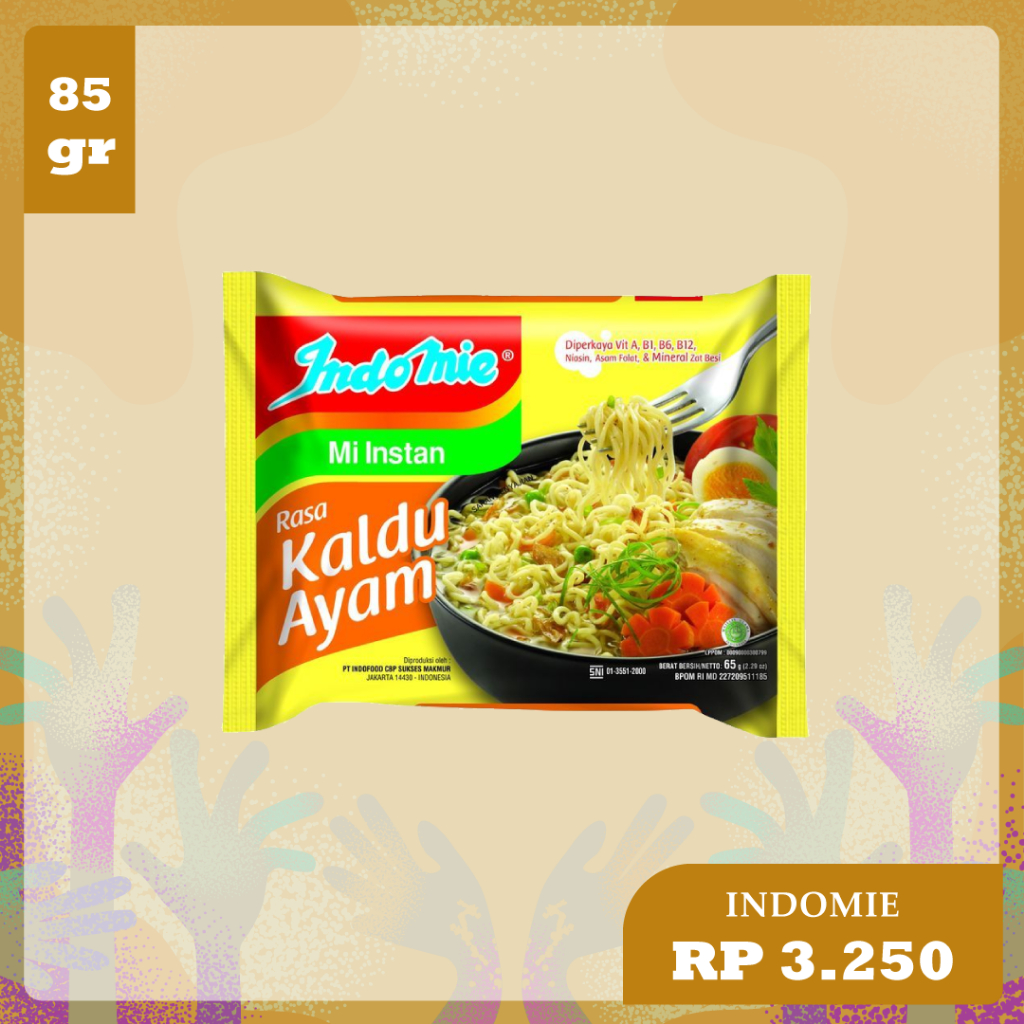 

INDOMIE MIE INSTAN KUAH ANEKA VARIAN 80 GRAM