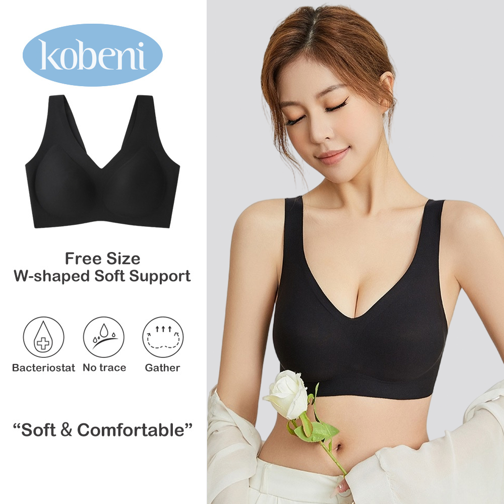 (Indonesia Stock) KOBENI Zero Feel Bra Seamless Pakaian Dalam Wanita gaya Jepang Bra Zero Feel Wanita