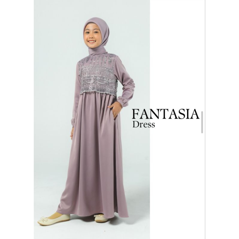 Zoya gamis dress anak perempuan_Fantasia Girl