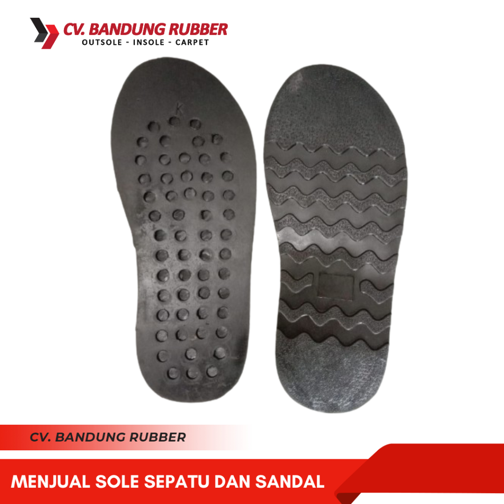 Outsole Karet Sandal Gungung Pria Sol Alas Sandal Hijack Sol Sandal Tuff Sol Sandal Rumahan Sol Sand