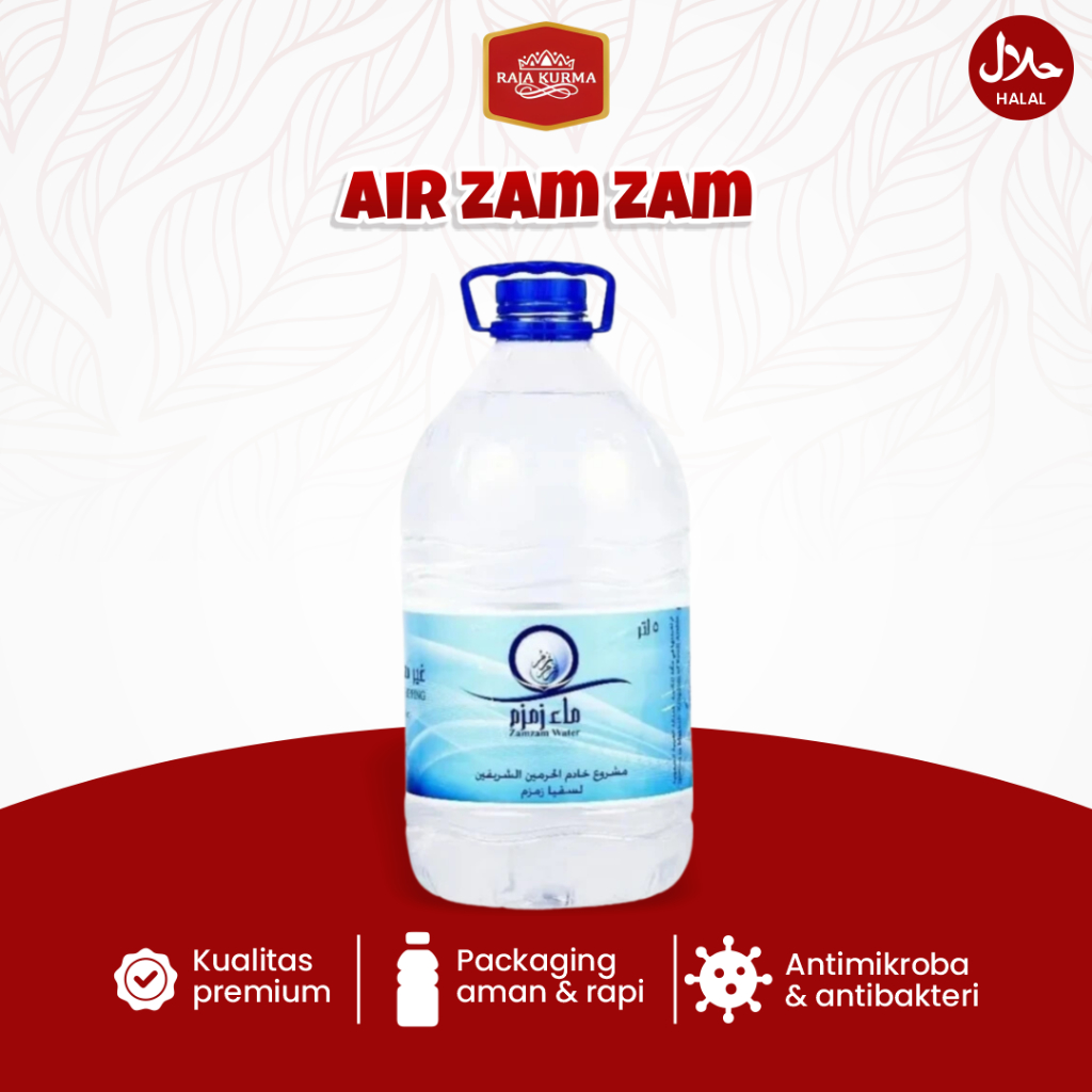 

Air Zam zam 80Ml 500Ml Minuman Khas Arab Asli Oleh-oleh Umroh Haji