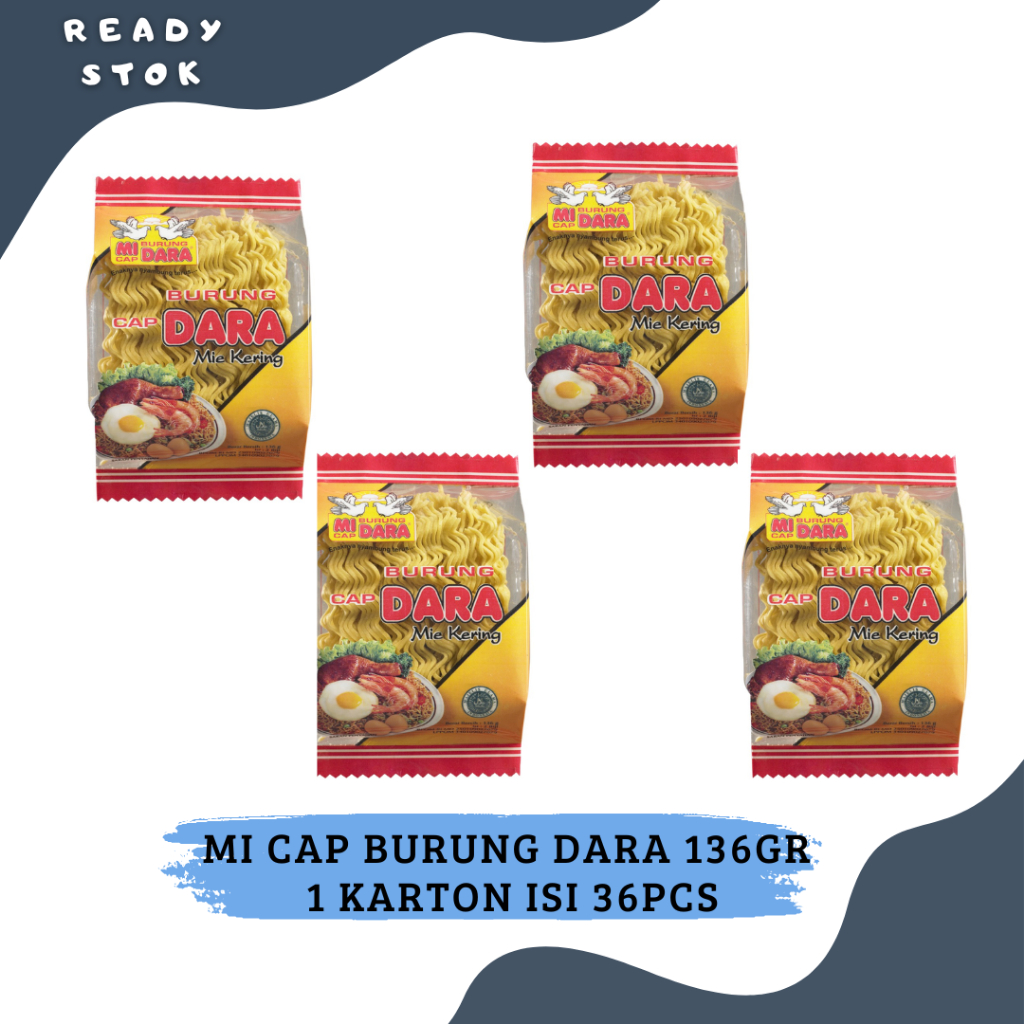 

1 KARTON MI KERING MI BURUNG DARA 136gr