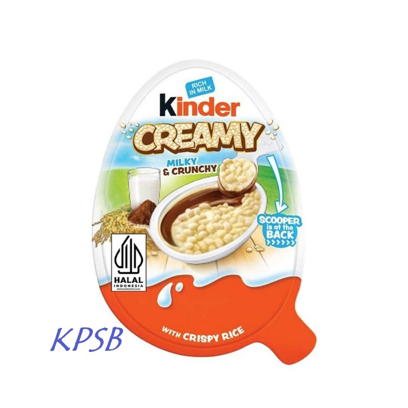 

Kinder Creamy Milky & Crunchy with Crispy rice 19 Gram