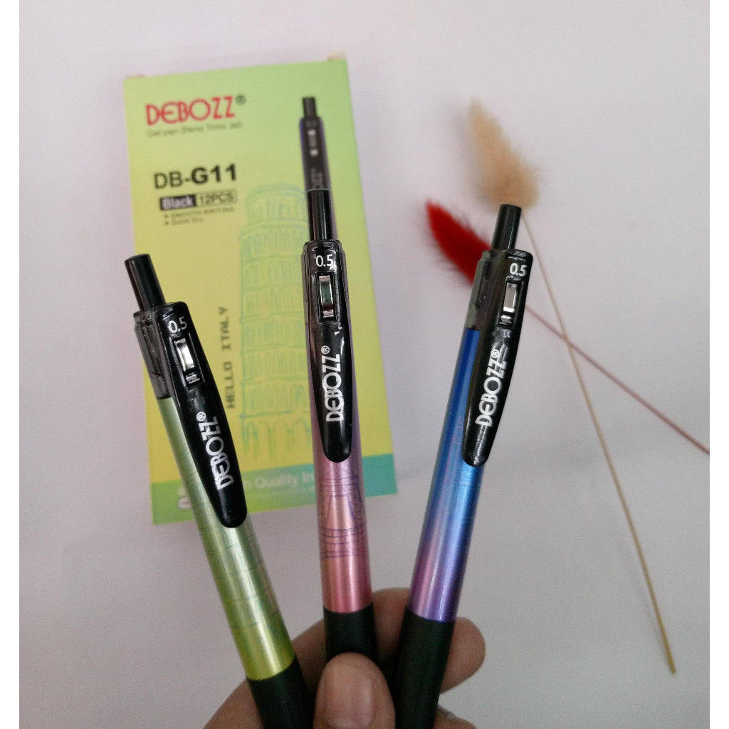 

Debboz Gel Pen / Pena Gel / Ball Pen Click 0.5 DB-G11 /Pak