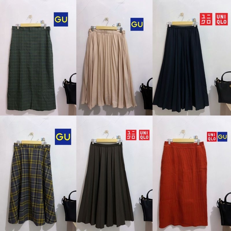 ROK/KNIT/RAJUT BRANDED UNIQLO/GU KODE YP089-YP097