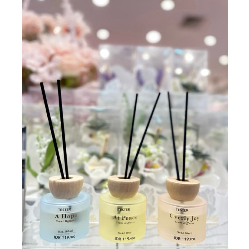COD Denpasar MINISO Botanical Garden Series Reed Diffuser Pink Grapefruit Violet Overture Ginger Lil