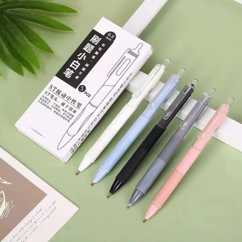 

Pulpen ST / Pena Warna Netral / Pena untuk Tanda Tangan / Pulpen Siswa 0.5mm Warna