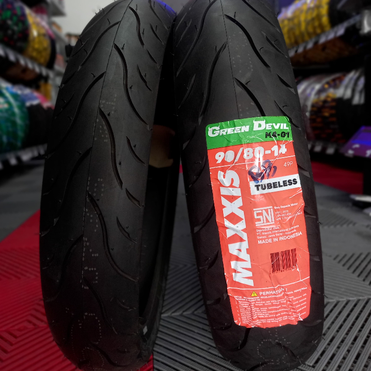 MAXXIS Green Devil 90/80-14 Ban Motor Matic Ring 14 Tubeless