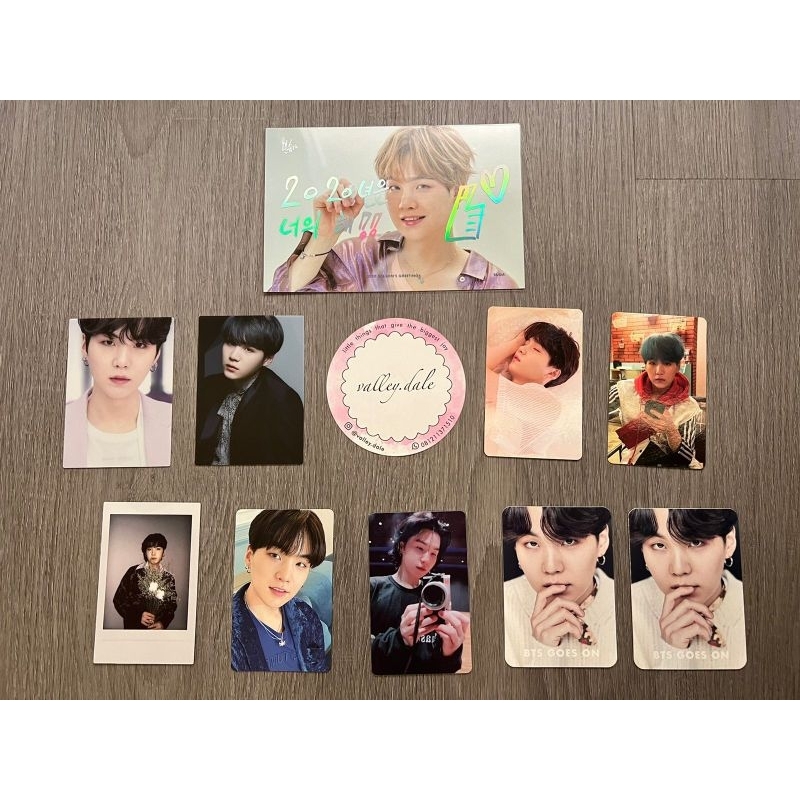 OFFICIAL Photocard Suga Yoongi BTS