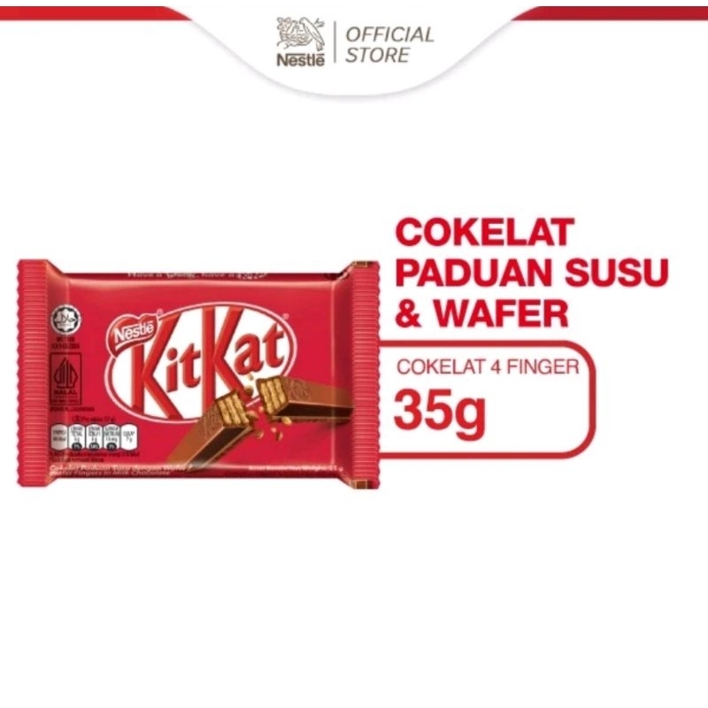 

Nestle KITKAT 4F 35gr - Cokelat KITKAT 45gr