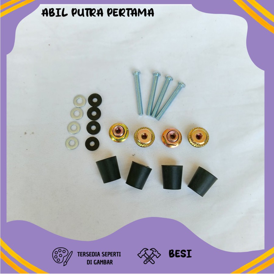 Wellnut Baut mur Anti Jebol Windshield Visor Nmax Lexi Adv Xmax