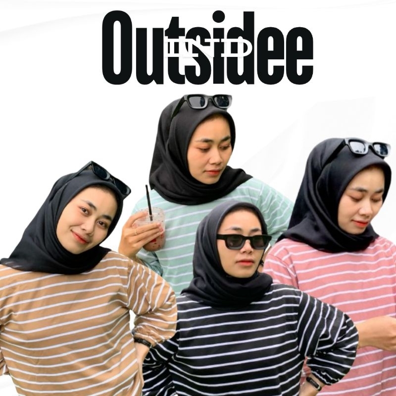 BLOUSE KAOS WANITA SALUR LENGAN BALON KATUN