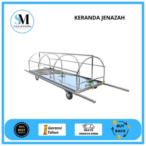 Keranda Jenazah Stainless Rumah Sakit atau Ambulance Termurah