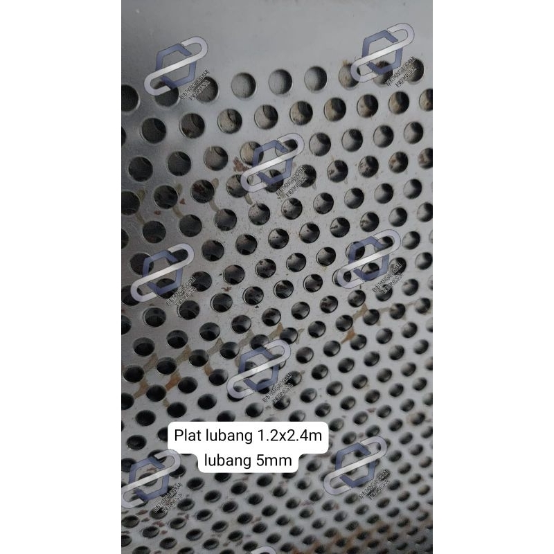 PLAT LUBANG TEBAL 1 MM DIAMETER 3/5/8mm/ Plat Perforated