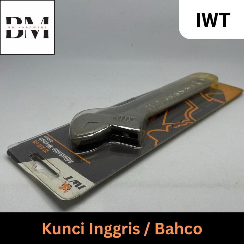 Kunci Inggris / Bahco IWT 8” ( 200mm ) Heavy Duty Adjustable Wrench