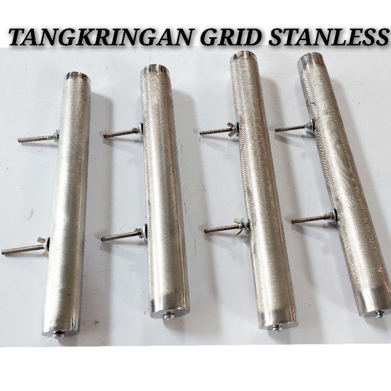 Tangkringan Grid Stanless Lengkap dengan BAUT untuk di pasang pada Plat Tripod