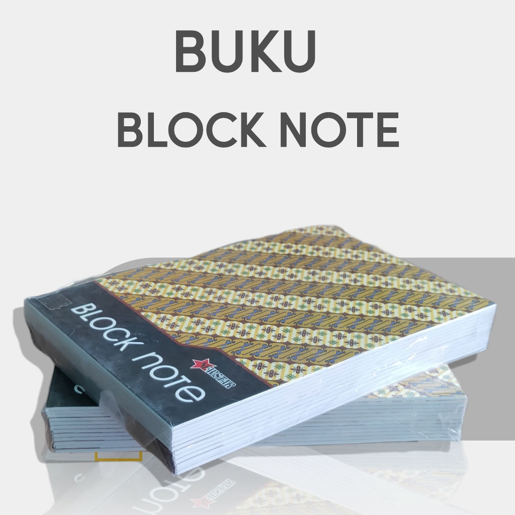 

BUKU BLOCK NOTE MOTIF BATIK HARGA SATUAN