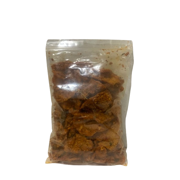 

Kulit Ayam Crispy Pedas Daun Jeruk/Kulit Ayam Crispy Orinal 250 Gr